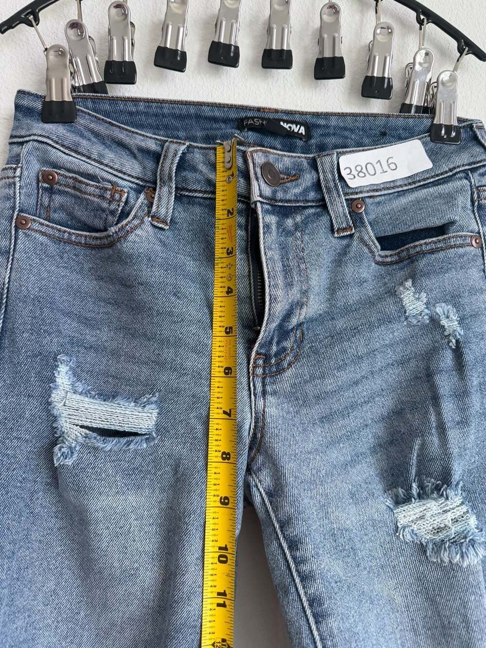Fashion Nova Distressed High Rise Skinny Jeans - Picture 2 of 6